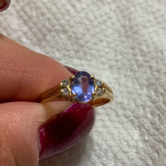 Tanzanite ring size 7 - Picture 1 of 4